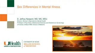 Sex Differences in Mental Illness: Insights and Data Analysis