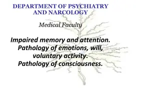 Memory Impairment and Pathology