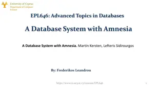Database Systems: Big Data Challenges and Solutions
