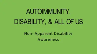 Autoimmunity, Disability, & All of Us: Non-Apparent Disability Awareness