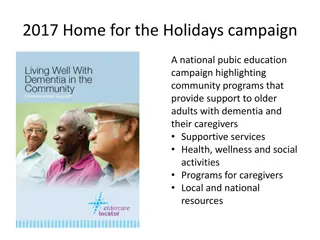 Support for Older Adults with Dementia and Caregivers