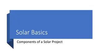 Components of a Solar Project and Ownership Structures