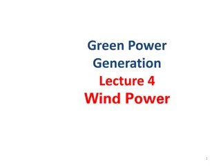 Wind Power Generation: Harnessing the Wind