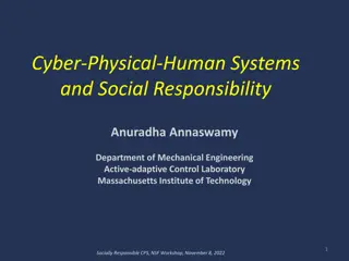 Socially Responsible CPS Workshop Overview