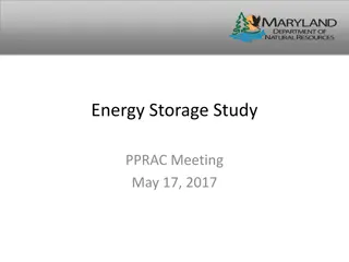 Energy Storage Study PPRAC Meeting Overview