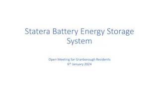 Statera Battery Energy Storage System Meeting