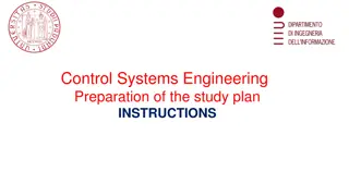 Control Systems Engineering Study Plan