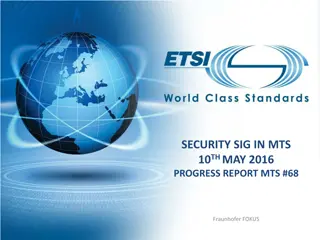 Progress Report on Security Testing Case Studies and Terminology