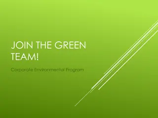 Join the Green Team - Corporate Environmental Program