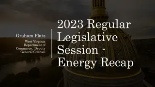 2023 Regular Legislative Session Energy Recap in West Virginia