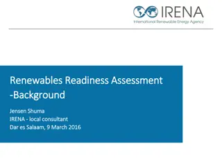 Renewables Readiness Assessment in Tanzania: Energy Structure and Challenges