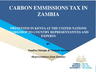 Carbon Emissions Tax in Zambia - Policy Overview and Implementation