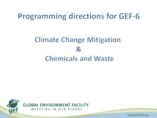 GEF-6 Climate Change Mitigation & Chemicals/ Waste Program