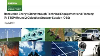 Renewable Energy Siting through Technical Engagement and Planning