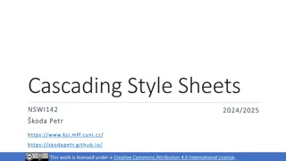 Cascading Style Sheets
