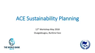 Sustainability Planning Workshop in Ouagadougou, Burkina Faso