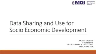 Data Sharing and Use for Socio-Economic Development