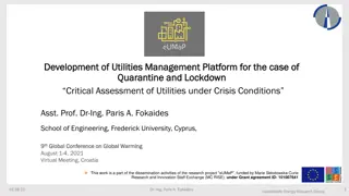 Critical Assessment of Utilities Management in Crisis Conditions