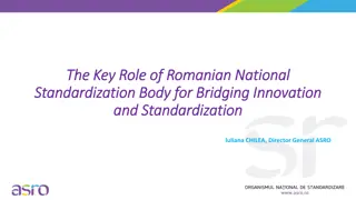 National Standardization Body in Bridging Innovation