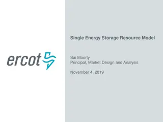 Characteristics of a Single Energy Storage Resource Model