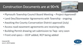 Colonial MS Project Schedule Update