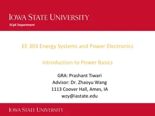 Introduction to Power Basics in Energy Systems and Power Electronics