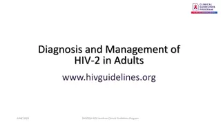 Diagnosis and Management of HIV-2 in Adults