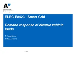 Smart Grid Demand Response of Electric Vehicle Loads