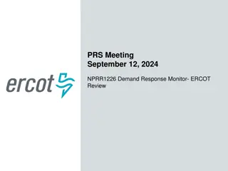 NPRR1226 Demand Response Monitor ERCOT Review