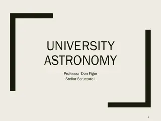 Astronomy Professor Don Figer on Stellar Structure