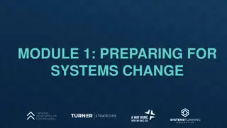 Preparing for Systems Change: Collaborative Approach Towards Ending Homelessness