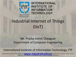 Industrial Internet of Things (IIoT) Overview