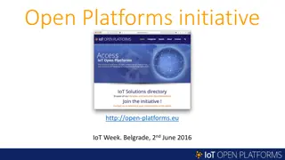 Open-Platforms Initiative Overview