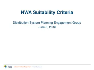 NWA Suitability Criteria