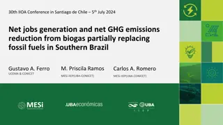 Net Jobs Generation & GHG Emissions Reduction with Biogas in Southern Brazil