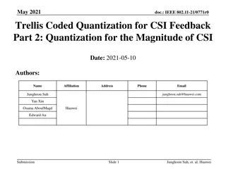 Trellis Coded Quantization for CSI Feedback Part 2: Magnitude Quantization