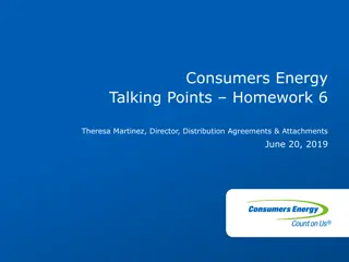 Consumers Energy Talking Points Homework