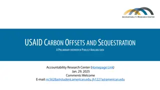 ARC Open Government Analysis & USAID Carbon Projects