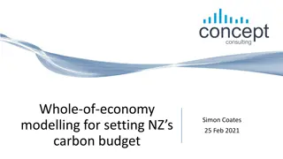 Whole-of-Economy Modelling for Setting NZ's Carbon Budget