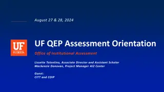UF QEP Assessment Orientation