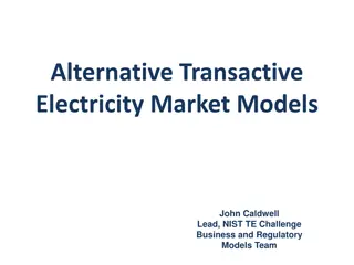 Alternative Transactive Electricity Market Models for Retail Pricing