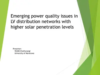 Power Quality Challenges in LV Distribution Networks with High Solar Penetration