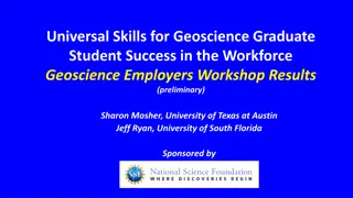 Universal Skills for Geoscience Graduate Students