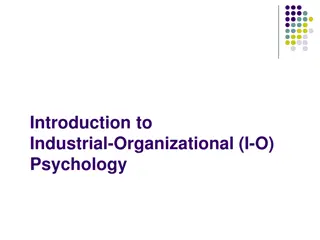 Introduction to Industrial-Organizational Psychology