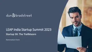LEAP India Startup Summit 2023 - The Trailblazers Nomination Form
