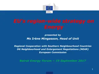 EU's region-wide strategy on  Energy