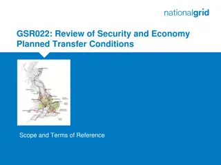 Review of Security and Economy Transfer Conditions
