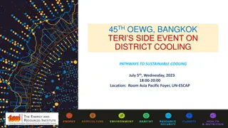 Bangkok Teris Side Event on District Cooling Pathways to Sustainable Cooling