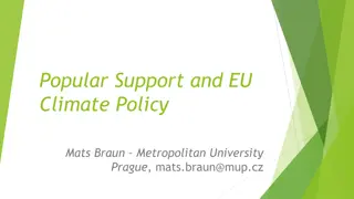 Popular Support and EU Climate Policy