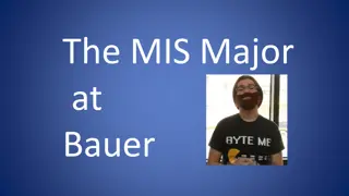 Overview of MIS Major: Designing Computer Systems for Business Solutions